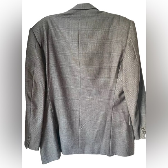 Caraceni Handmade Tailored 100% Virgin Wool Made In Italy Two-Button Closure Sz8 - Picture 2 of 8